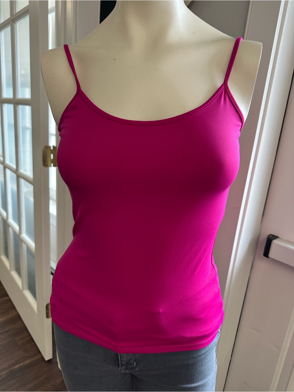 Zara Hot Pink Spaghetti Strap Camisole
